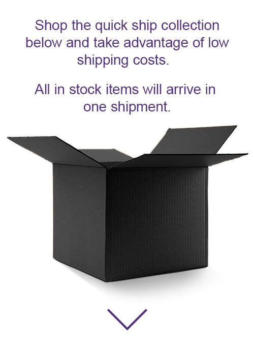 Take advantage of low shipping costs. All In Stock items will arrive in one shipment.